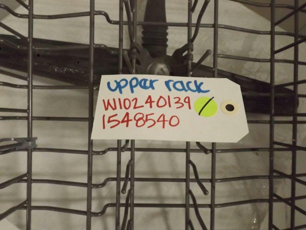 MAYTAG DISHWASHER W10240139 1548540 UPPER RACK USED MAYTAG DISHWASHER W10240139 1548540 UPPER RACK USED